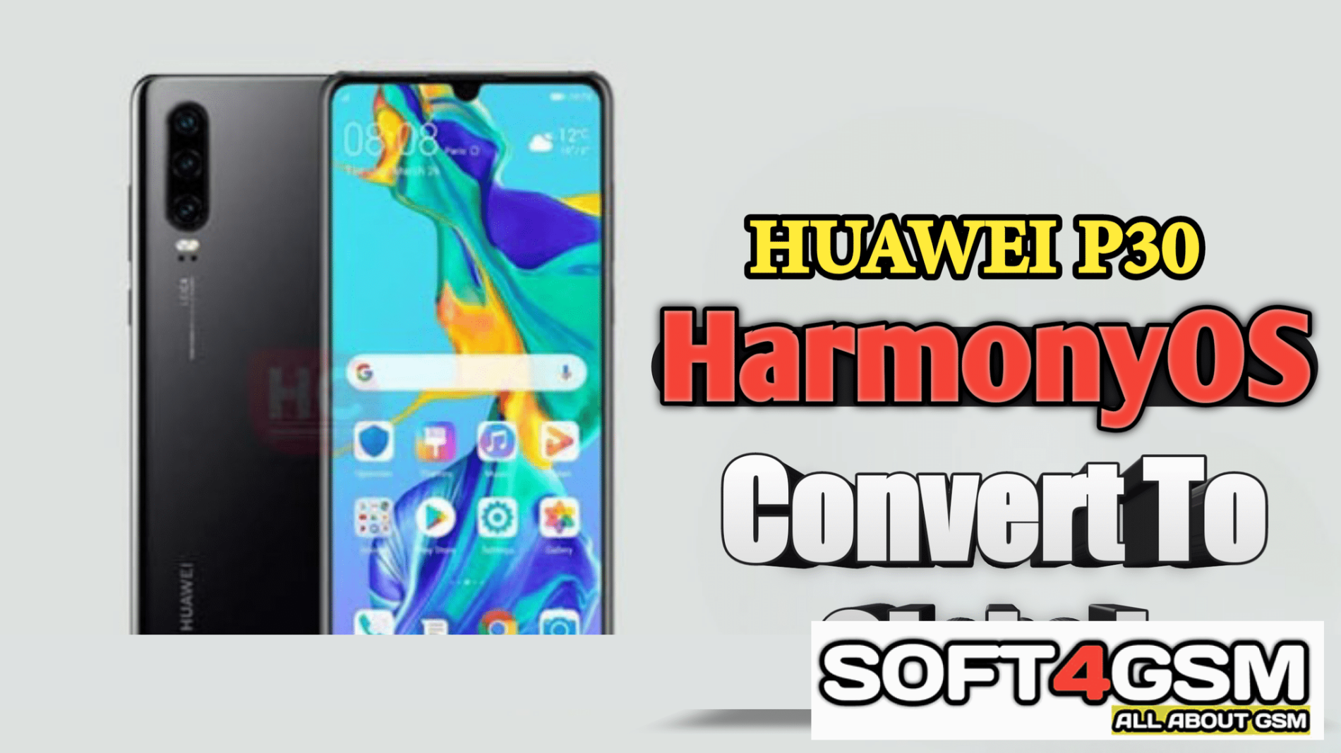 Huawei HarmonyOS Convert To Global