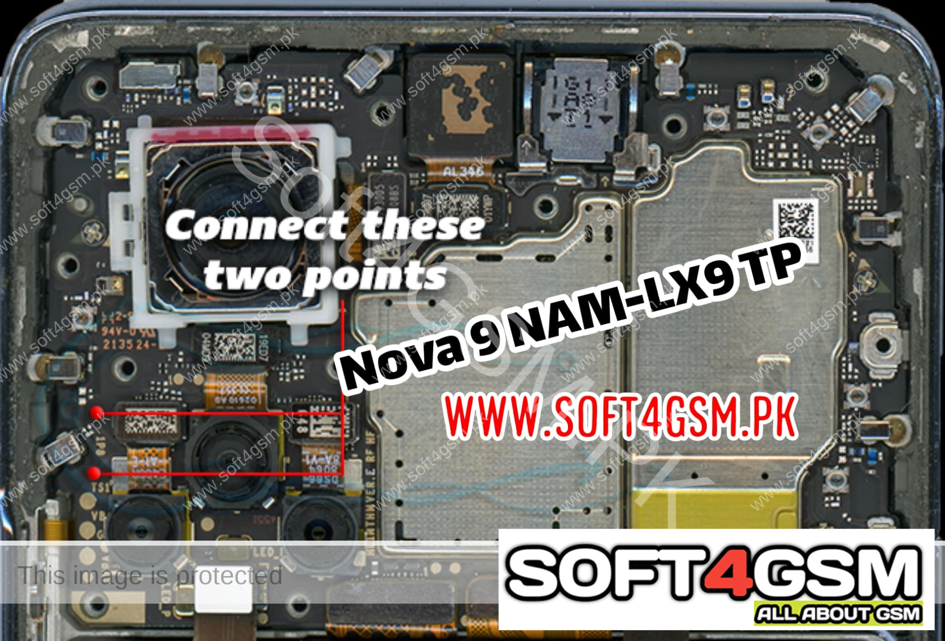 Huawei Nova 9 NAM-LX9 Test Point (TP)