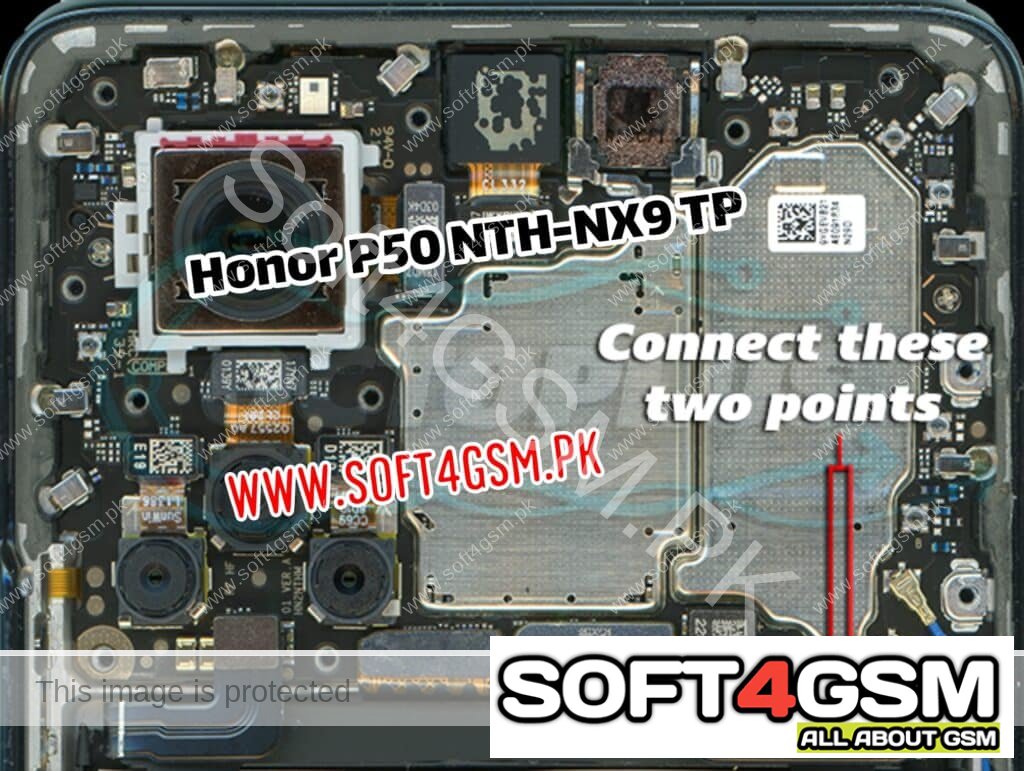 Huawei Honor P50 NTH-LX9 Test Point (TP)