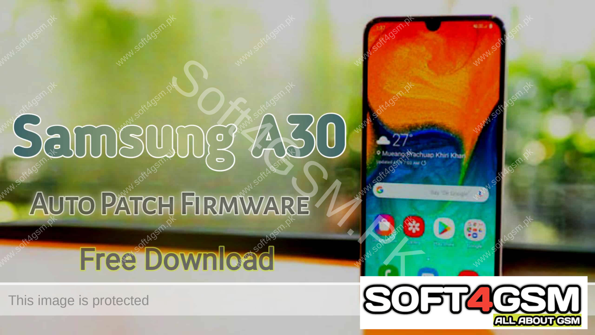 Samsung Galaxy A30 SM-A305F BIT6 Auto Patch Firmware With Call Recorder Free Download BY SOFT4GSM.PK
