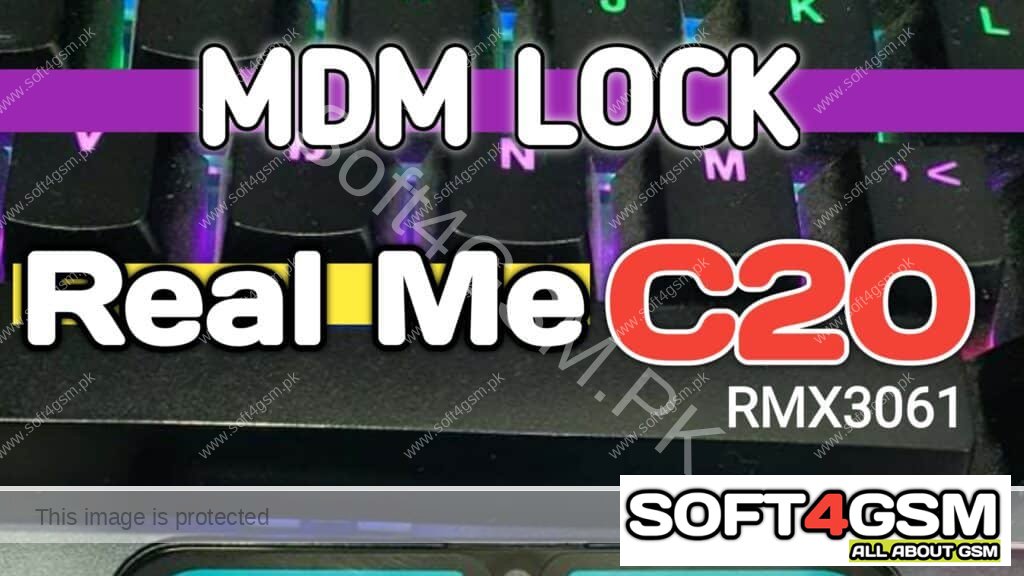 Realme C20 MDM Lock Removed RMX3061 No Relock Wifi OTA Updated Pandora Box SOFT4GSM.PK