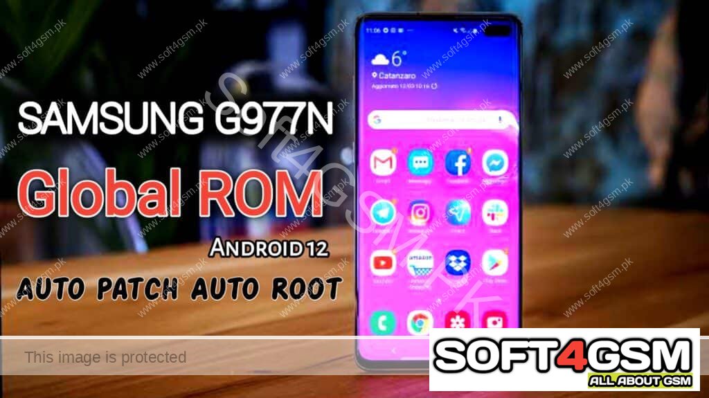 Samsung S10 Plus 5G SM-G977N Global Rom OS 12 Auto Patch Banking App Working SOFT4GSM.PK
