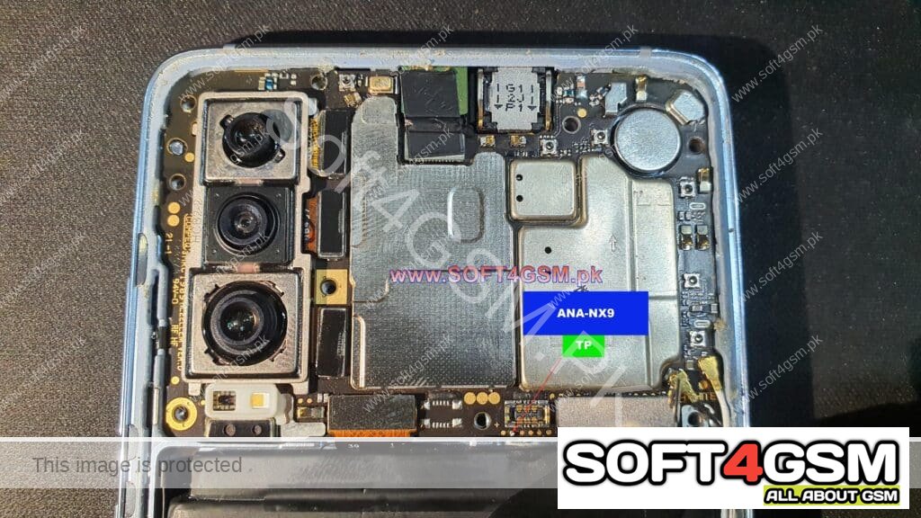 Huawei P40 5G ANA-NX9  Test point, COM1 Mode Remove  FRP and Huawei ID and Flashing ! BY SOFT4GSM.PK