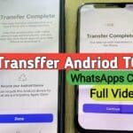 WhatsApp data from Android to iPhone