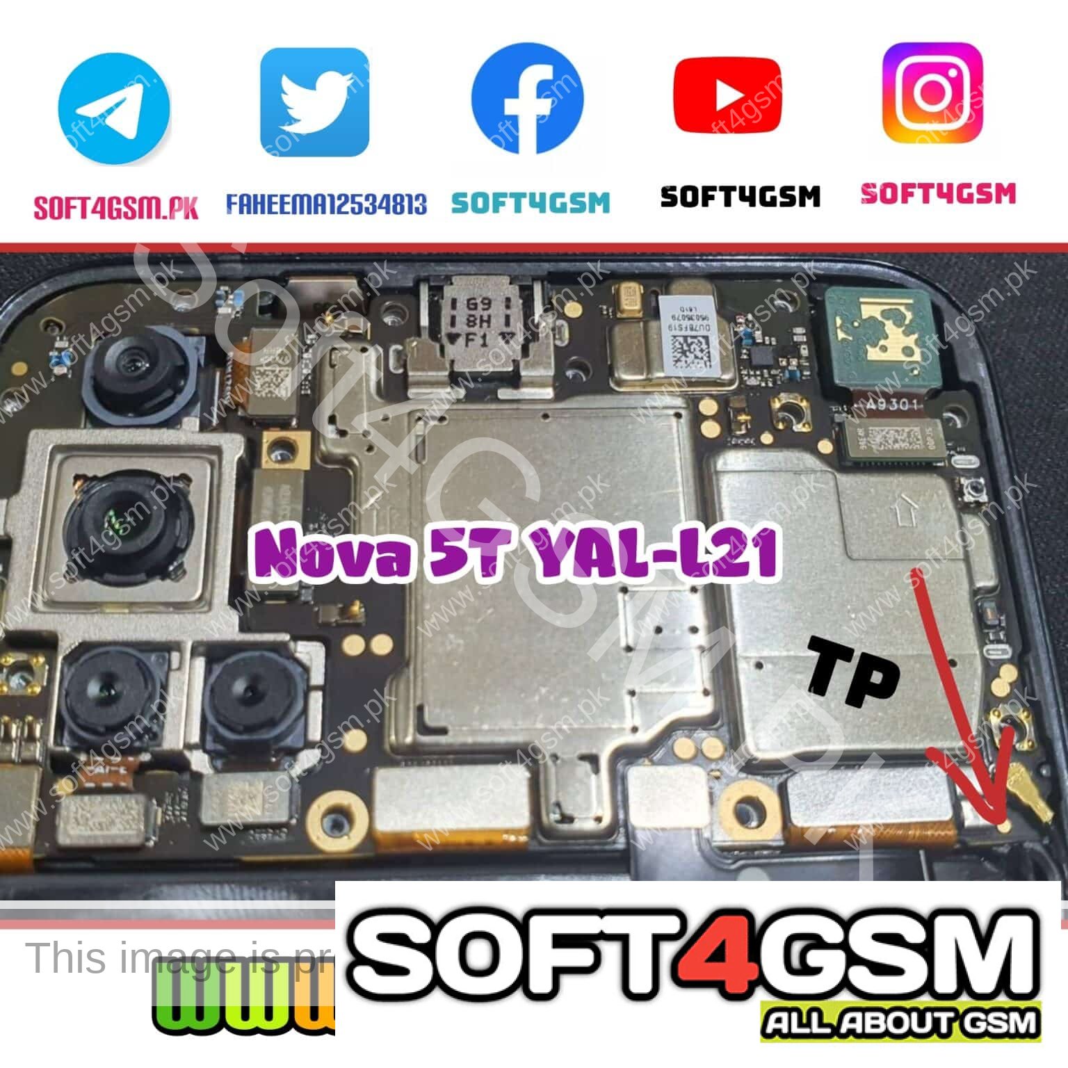 Huawei Nova 5T YAL-L21 Test point - SOFT4GSM