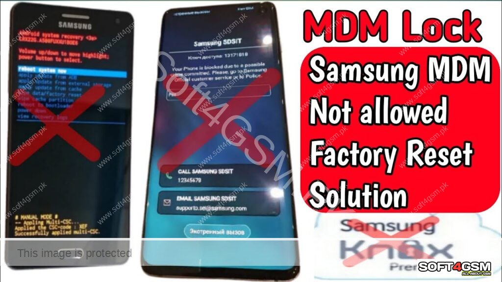 Removing MDM Lock from Samsung Devices