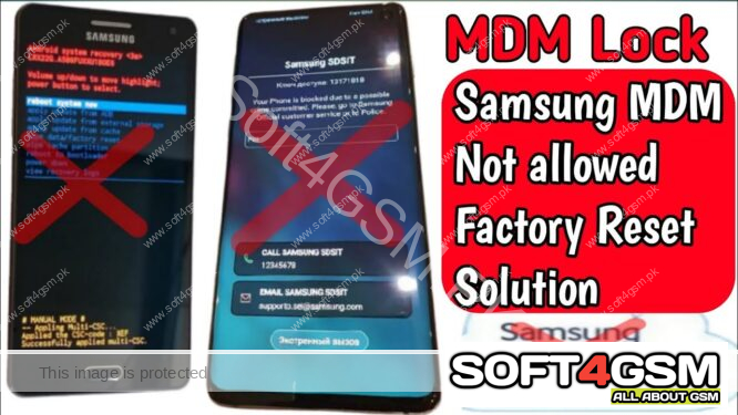 Removing MDM Lock from Samsung Devices